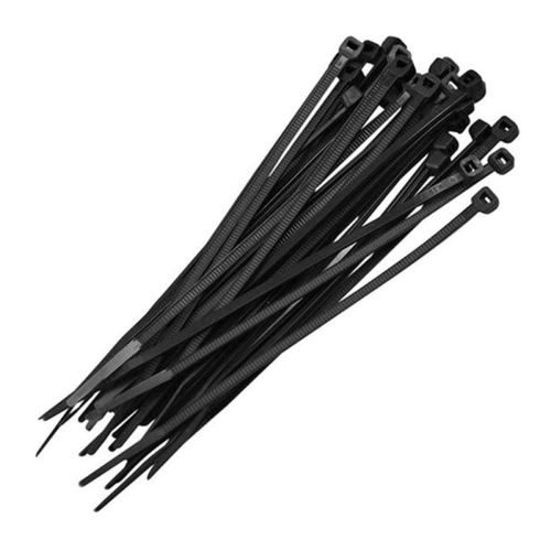 Abracadeira De Nylon Western 4,5 x 30cm Com 100 Unidades Preto