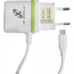 Carregador Ultra Micro Usb Branco X-cell Flex Xc-v8-glx