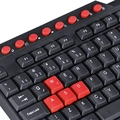 Teclado Gamer Vx Gaming Dragon V2 Abnt2 1.8m Preto Com Vermelho - Gt100