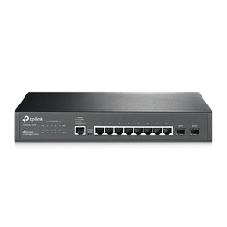 Switch Tp-link Gerenciável Gigabit 8 Portas 2 Sfp - Tl-sg3210