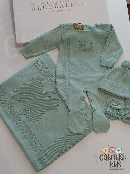 Saída Maternidade Dolce Verde Maragogi Unissex