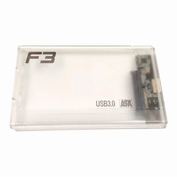 Case Externa Para HD SATA 2,5 Usb 3.0 até 4TB Transparente CS-U3T