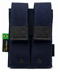 Porta Carregador duplo de pistola modular Azul Noite - Feline