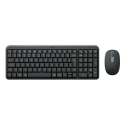 Kit Teclado e Mouse Logitech Mk250 Grafite Sem Fio - 920-013516