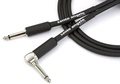 Cabo de Guitarra Angel l 0,30mm P10/p10 90º 20ft 6,10m Preto
