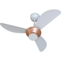Ventilador De Teto Ventisol Mistral 3 Pás Branco/bronze Bivolt