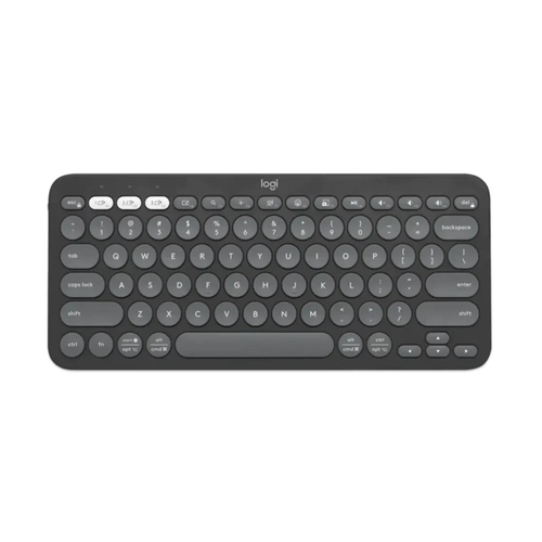 Teclado Logitech Pebble Keys 2 K380s Sem Fio Grafite - 920-011789