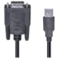 Cabo Usb 1.1 Converte 1 Porta Usb Em 1 Saída Serial Db9 Rs232 2 Metros U1db9-2