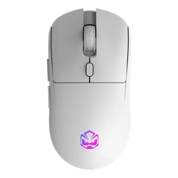 Mouse Gamer Sem Fio Pcyes Basaran Stealth White Ghost 10000 DPI RGB 6 Botões - Pmgbrstwg
