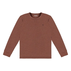 Camiseta Manga Longa Suedine Onda Marinha - Masculina