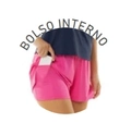 SHORT DUPLO LIGHT UV COM BOLSO INTERNO  ESTILO DO CORPO