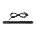 Protetor Eletronico Intelbras C/ 12 Tomadas P/ Rack - Epr 212+ 4824303