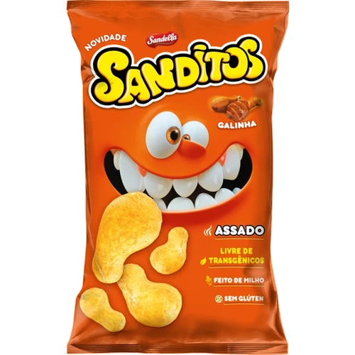 Salgadinho Sabor Galinha Sanditos 41g