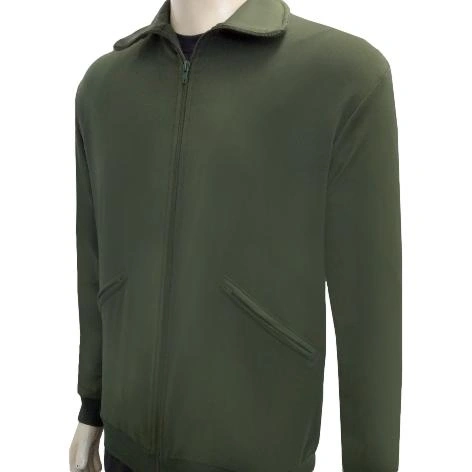 Blusa Agasalho Moletom TFM EB - Verde Oliva (Com Zíper)