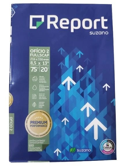 PAPEL SULFITE OFICIO2 75GR 216MMX330MM 500F REPORT