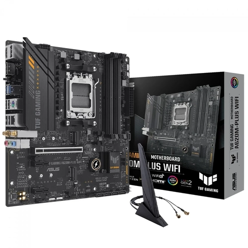 Placa-mãe Asus TUF Gaming B650m-e Wifi AMD AM5 Ddr5 Preta - 90mb1fv0-m0eay0