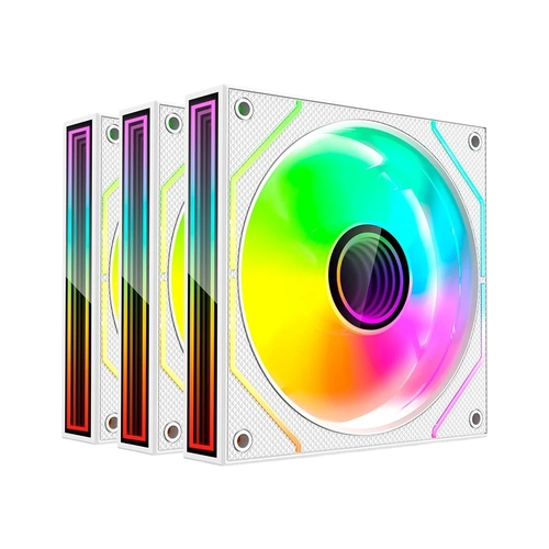 KIT Cooler Gabinete 120mm C3tech 3 fans + controladora - F9-l660whrgb