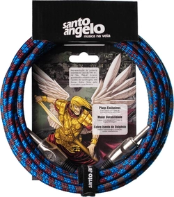 Cabo de Guitarra Angel Tx 0,30mm P10/p10 90º 10ft 3,05m Textil