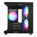 Gabinete Gamer Vinik G-cube Preto Vidro Temperado C/ 3 Fans - Gggcvbk