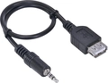 Cabo P2 3 Vias x Usb Fêmea 30 Cm Ps2usbf-30