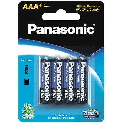 Pilha Comum Aaa Com 4 R03ual/4b400