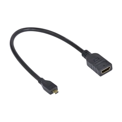 Cabo Adaptador Vinik Micro Hdmi x Hdmi Fêmea 30cm - Amchf-30