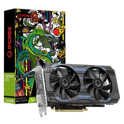 Placa de Video GTX 1660 SUPER GDDR6 6GB 192 BITS FULL SIZE DUAL FAN - PA1660S6GR6DF
