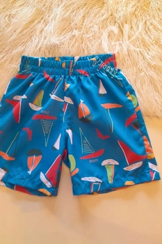 Short Tactel Piscina Barquinho