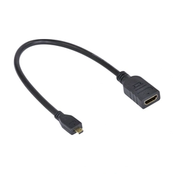 Cabo Adaptador Vinik Micro HDMI x HDMI Fêmea 30CM - AMCHF-30