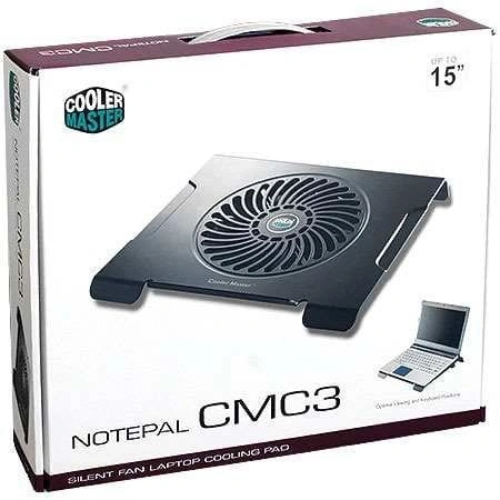 Base para Notebook Cooler Master CMC3 1 FAN 200MM Preto R9-NBC-CMC3-GP