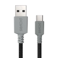 Cabo Usb a 2.0  Macho P/ Usb Tipo-c - Conec. Cinza - P/ Ps5 - 3m - Nylon - Cbpy03c