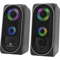 Caixa de Som Multimídia Gamer Fortrek Black Hawk RGB G