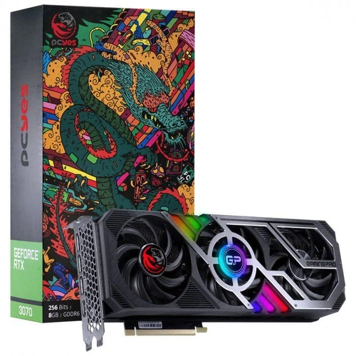 PLACA DE VIDEO NVIDIA GEFORCE RTX 3070 8GB GDDR6 256 BITS TRIPLE-FAN