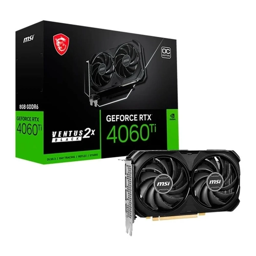 Placa de Vídeo RTX 4060Ti 2X 8G Msi Ventus Nvidia 128-BIT - OC G-SYNC