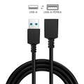 Cabo Extensor Usb a 3.0 Macho P/ Usb a 3.0 Fêmea - 1 Metro - Puamf3-1