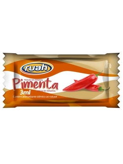 Molho de Pimenta Sache 3ml Ruah (FARDO C/ 12)