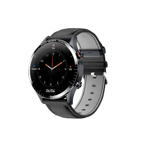 Smartwatch Level LVW-50CB, Tela Amoled de 1.3, Compatível com iOS e Android, Preto / Couro Preto - 14221