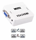 Adaptador Conversor De Vga2hdmi Para Hdmi Som Áudio
