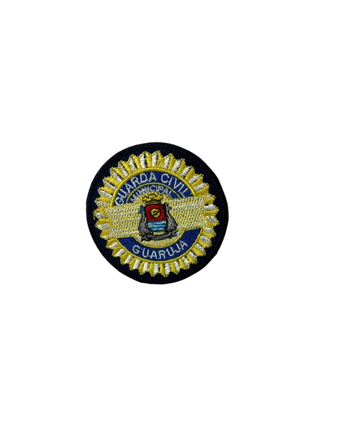 Logo Bordada Colorida- Guarda Civil Guarujá