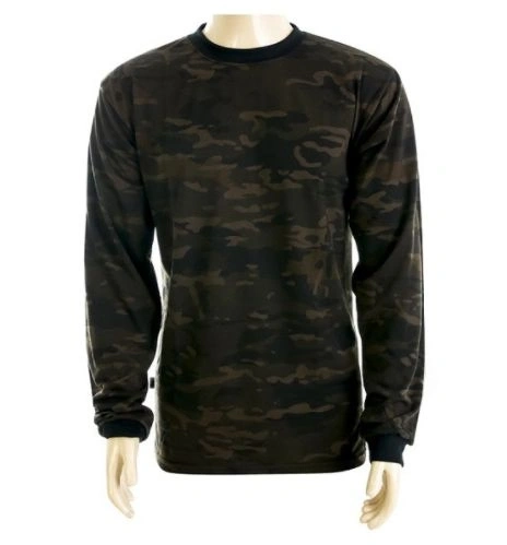 Camiseta Camuflada Manga Longa (Multicam Black)