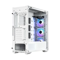 Gabinete Gamer Cooler Master Masterbox TD500 V2 3x Cooler Fan ARGB Branco - TD500V2-WGNN-S00