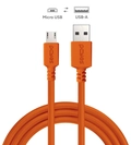 Cabo Micro Usb para Usb a 2.0 - Laranja - Caixa Jbl - 2m Pcyes - Pmuam-2l