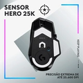 Mouse Gamer Logitech G502 X Plus, LIGHTSPEED, Sensor HERO 25K, RGB, 13 Botoes, Preto, Sem Fio - 910-006161