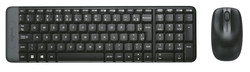 Kit Teclado e Mouse Logitech MK220, Membrana, Sem Fio, ABNT2 - 920-004431