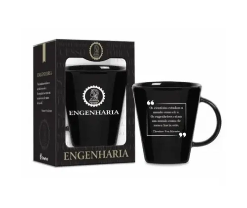 Caneca Cêramica De Curso Engenharia 280 Ml - BRASFOOT
