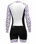 Macaquinho de Ciclismo Feminino Alfazema