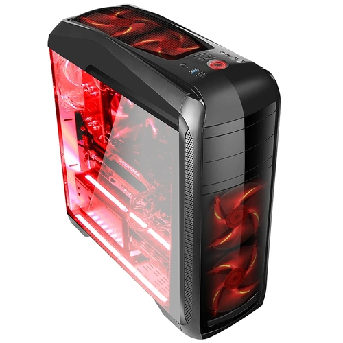 Gabinete Gamer Bg-024 Bluecase 02 Baias S/ Fonte / Usb 3.0