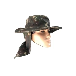 Chapéu Camuflado Com Saia Padrão EB