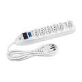 Filtro De Linha Multilaser Wi222 6 Tomadas Linear Branco