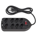 Protetor Eletronico C/8 Tomadas Epe 1008 Preto 4824004